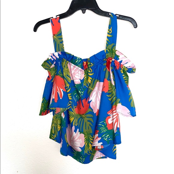 Floral Off The Shoulder Top - Picture 2 of 2